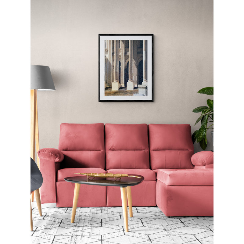 Chambers Street 2 - Tweed Courthouse Print, 24" H x 30" W, Black Framed Paper