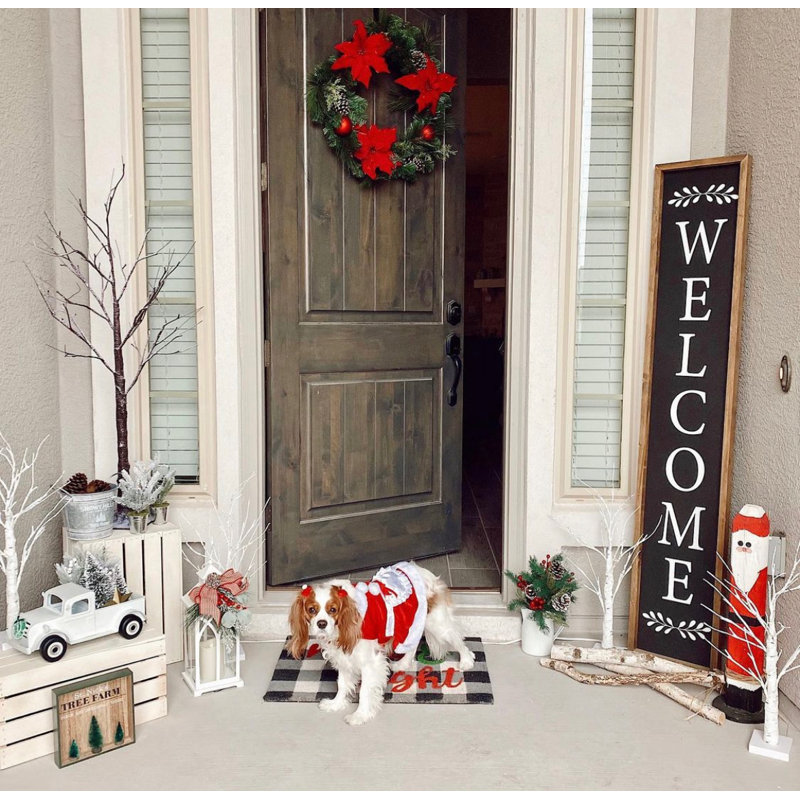 Wood Text & Numbers Wall Decor