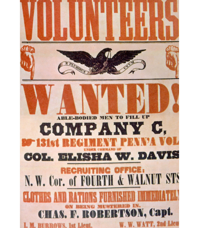 Posterazzi " Union Army Recruiting Poster "