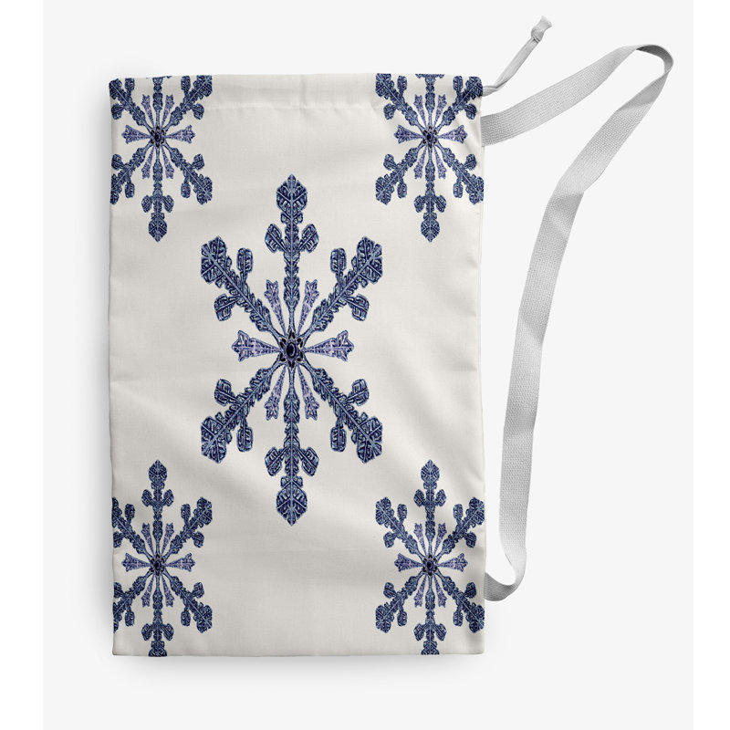 Sac à linge Vail Winter, Blanc, Petit (H 29 po x l 18 po)