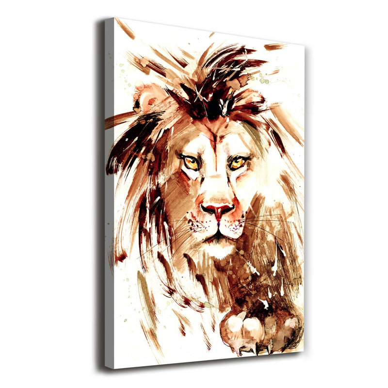 Lion - Wrapped Canvas Print