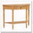 Half Moon Console Table with Drawer & Shelf-1997975612