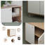 Buffet décoratif 2 portes avec tablettes de rangement Leva