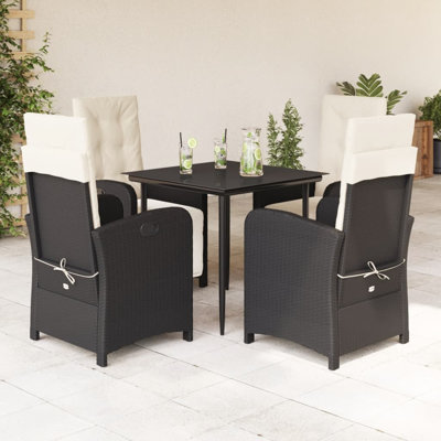 Edwinn Outdoor Bistro Set with Cushions