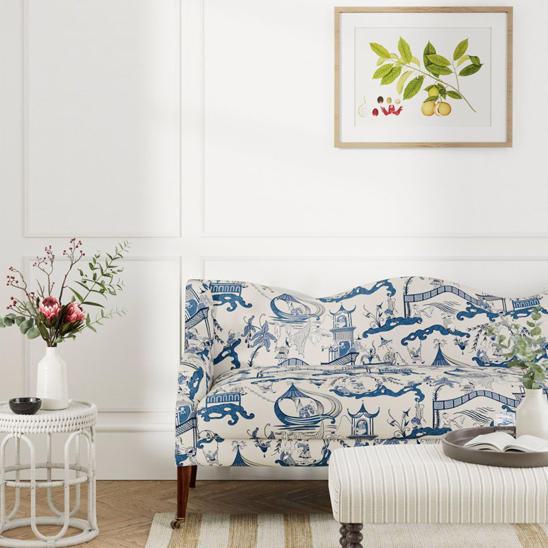 Pagoda River Fabric, Indigo/Blue