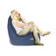 Grand fauteuil à billes et chaise longue