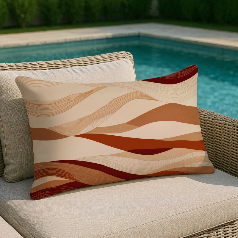 Celestial Path Indoor And Outdoor Throw Pillow, Rectangle 14"H x 20"W