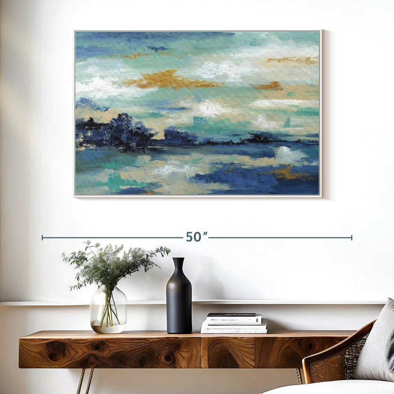 Sea Isle I, Cadre flottant blanc, 40 po x 27 po