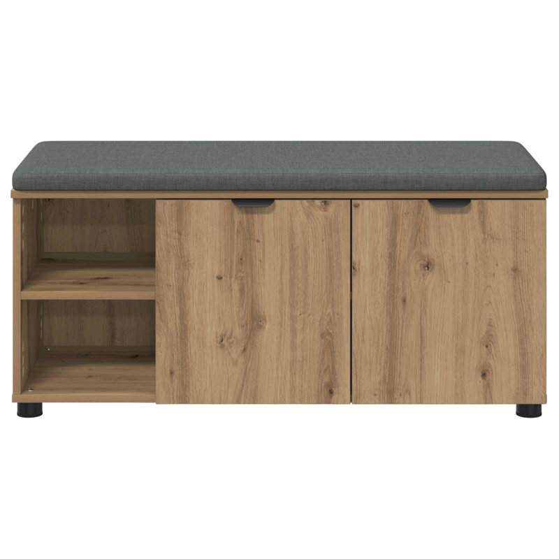 Storage Bench, Artisan Oak