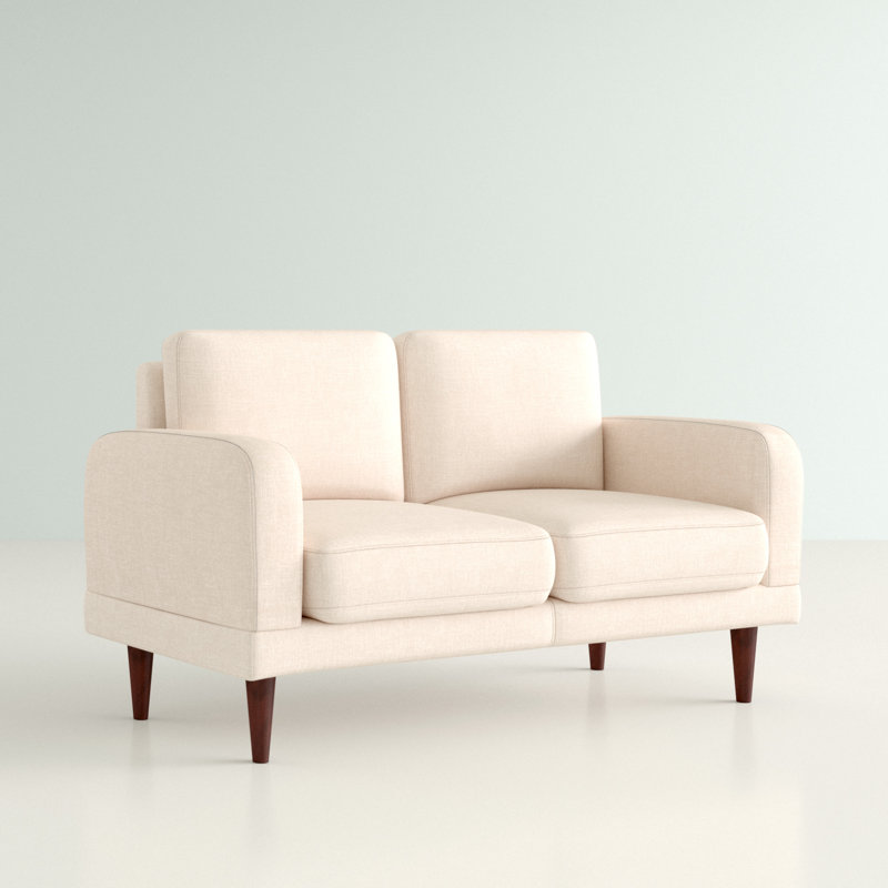 51.6'' Upholstered Loveseat, Beige/Tan