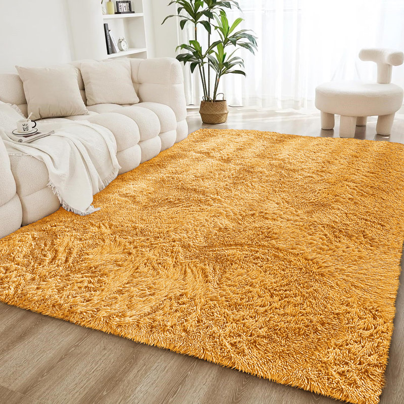 Machine Tufted Shag Area Rug, Rectangle 50 x 80cm