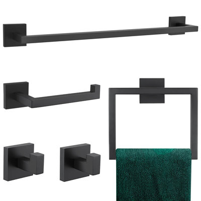 5 - Piece Bathroom Hardware Set (Set of 5)