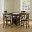 Sarok Dining Set in Brown and Tan-411163517