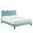 Modway Current Performance Velvet Platform Bed-1277933760-1277933769
