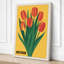 Amsterdam Tulips Botanical 1 Piece Wrapped Canvas Wall Art-589079714-589079716