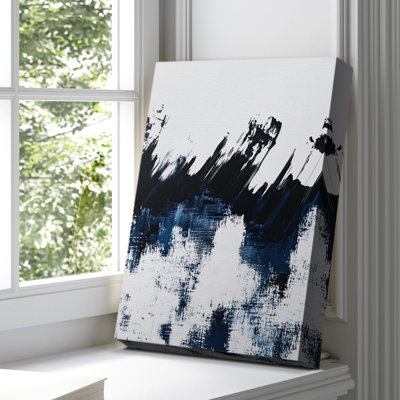 Toile tendue abstraite avec châssis de galerie CCXCVII - Prêt à être accroché