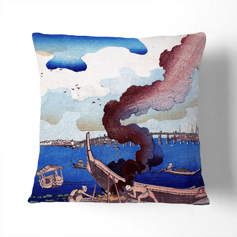 Picture of Mitsumata by Utagawa Kuniyoshi Cushion with Filling, 40cm H x 40cm W x 15cm D