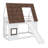 Wood House Bunk Bed With Roof, Ladder And Slide