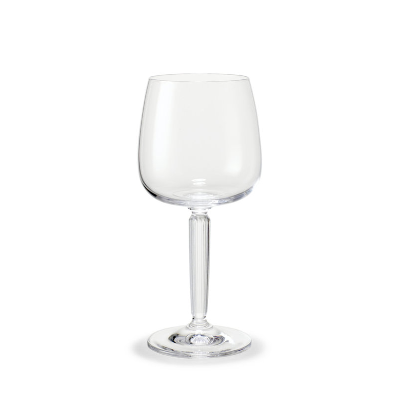 Hammershoi White Wine Glass Set, 11.8 oz., Clear