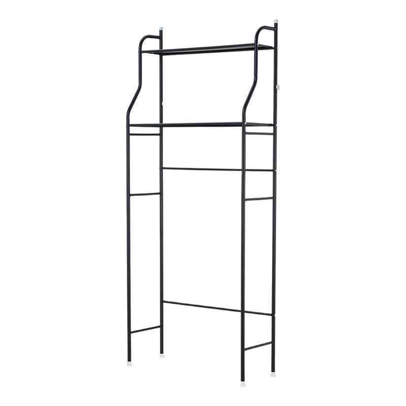 Steel Freestanding Bathroom Shelves, Black