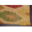 Tapis oriental à motif abstrait noué à la main 7 x 9
