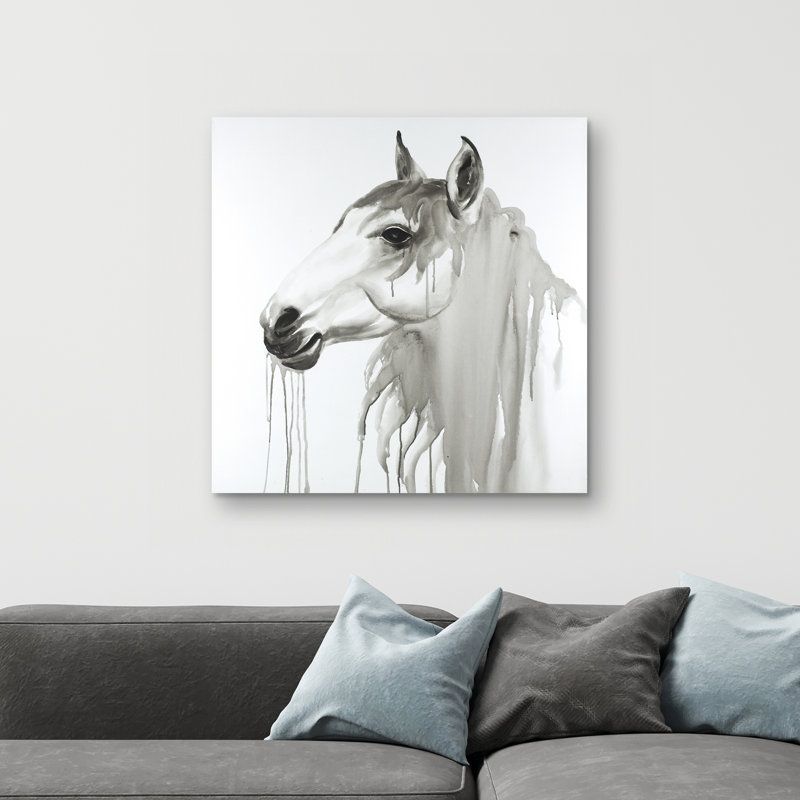 Beautiful horse - 32"x32" art on canvas