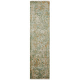 Heritage Revival Handmade Wool Floral and Oriental Area Rug
