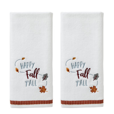 Broomtown 2 Piece 100% Cotton Hand Towel Set