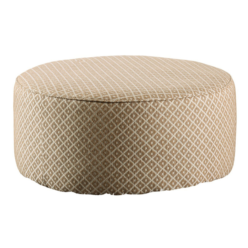 Repose-pieds rembourré de style contemporain