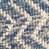 Bleu ciel / chevron naturel
