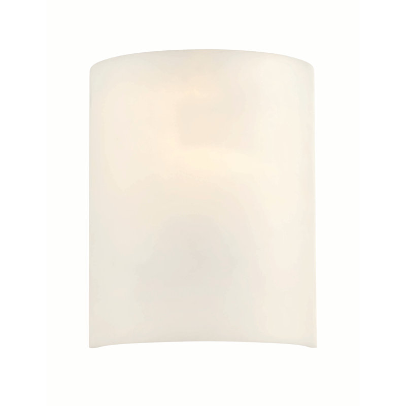 Metropolitan 1Light Wall Mount In White Finish