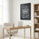Étoile brillante 2026 de style tableau noir sur toile, art joyeux joyeux, voeux, impression pour décoration intérieure, bureau ou cadeau