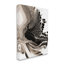" Pebbled Abstract Flowing Shapes Monochromatic Pattern " by Ros Ruseva