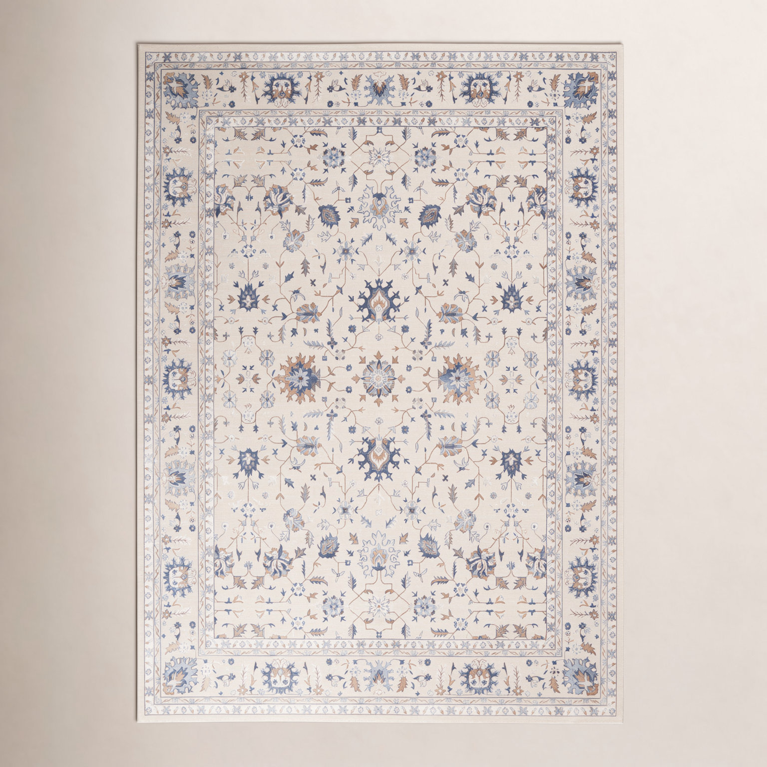 Conway Ivory Oriental Rug, Rectangle 5'3" x 7'3"