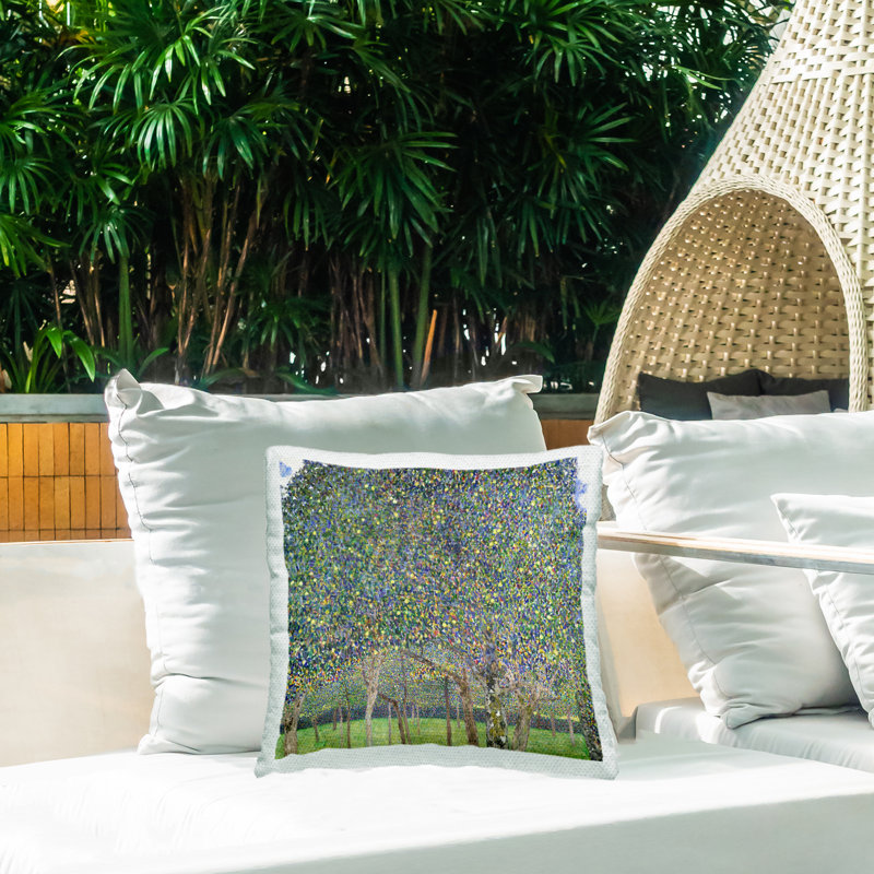 Abstract Outdoor Throw Pillow