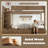 Twin/Twin XL Over Twin/Full Solid Wood Bunk Bed with Built-In Wardrobe and 4 Drawers-1904087828