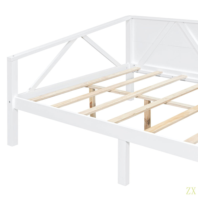 Lit de jour double, Blanc