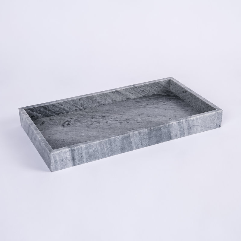 Plateau de table basse Kosmo, Gris, H 2 po x l 17 po x P 9 po