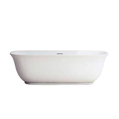Orion 59.1'' x 31.5'' Soaking Acrylic Bathtub