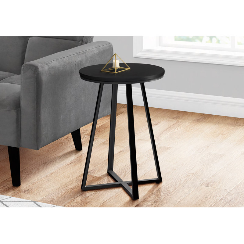 Table d'appoint en bois, Noir
