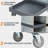 Commercial Janitorial Cart with 2 Cabinet