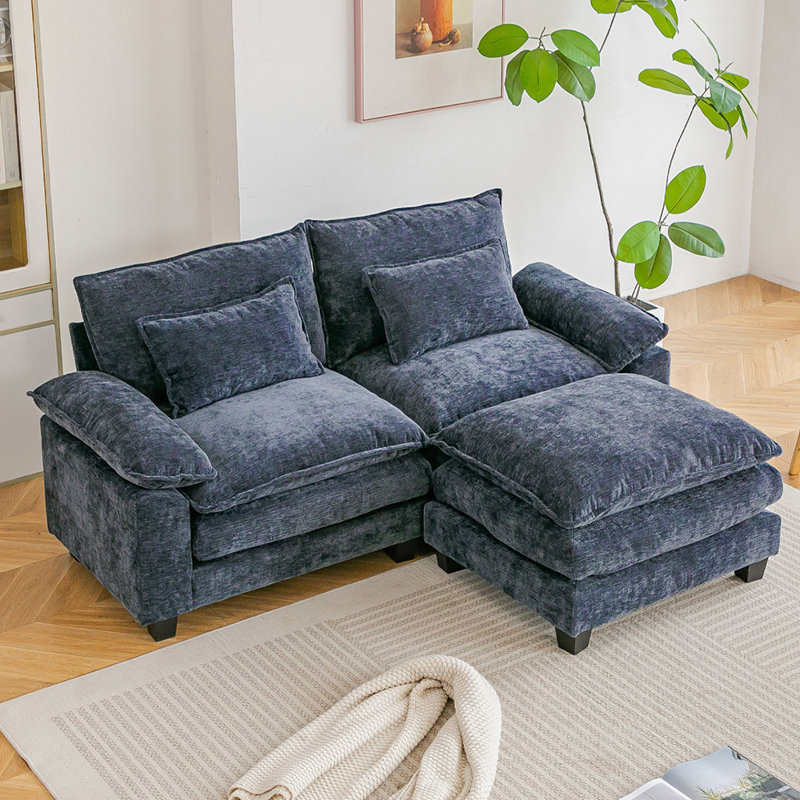 2 Seater Sofa, Blue