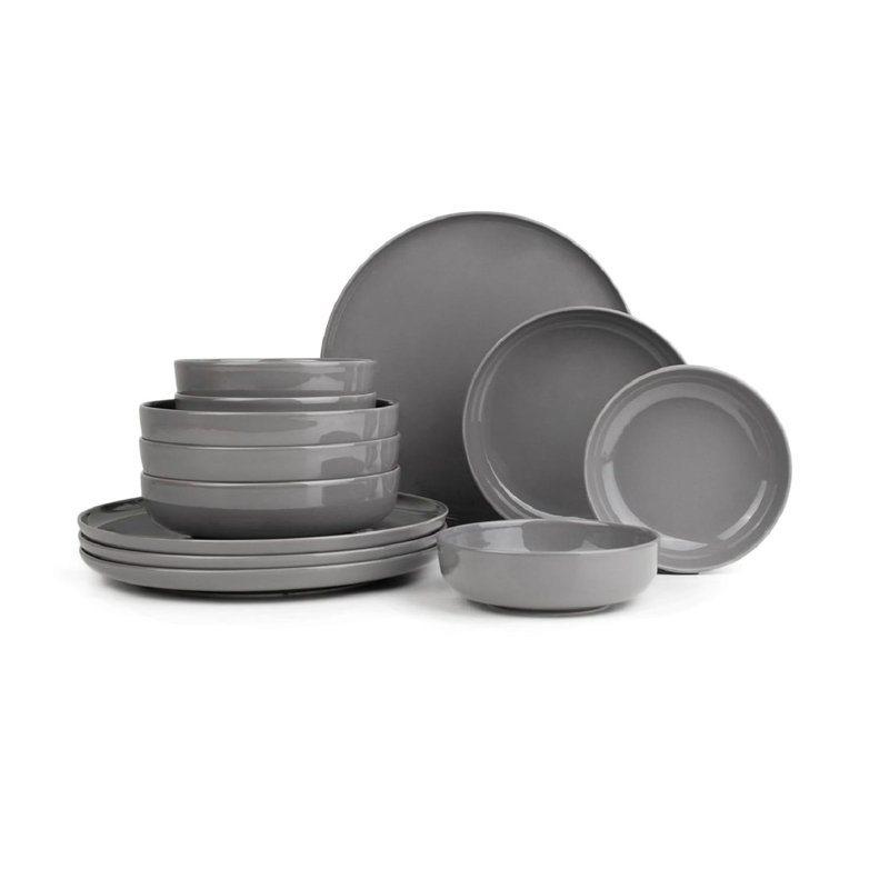 Service de table (12 pièces), Anthracite