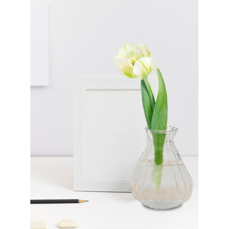 Ensemble de vases de table en métal 4 pièces, H 6,5 po x l 4,75 po x P 4,75 po
