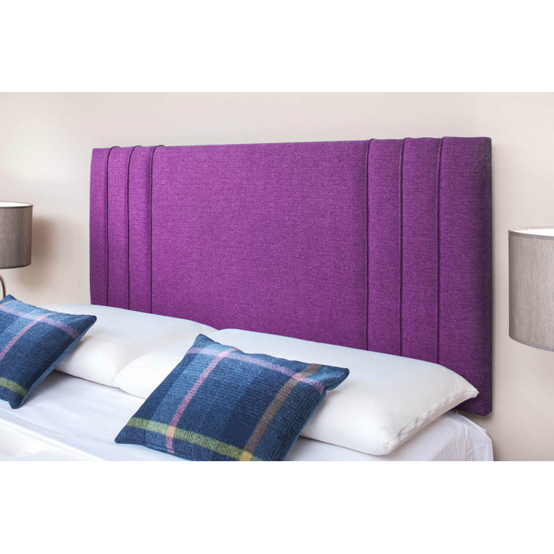 Erial Upholstered Headboard, Kingsize (5'), Purple