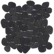 CNK Tile Alor Black XL Sliced Pebble Tiles