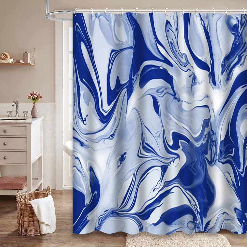 Rideau de douche Marble, L 72 po x l 78 po