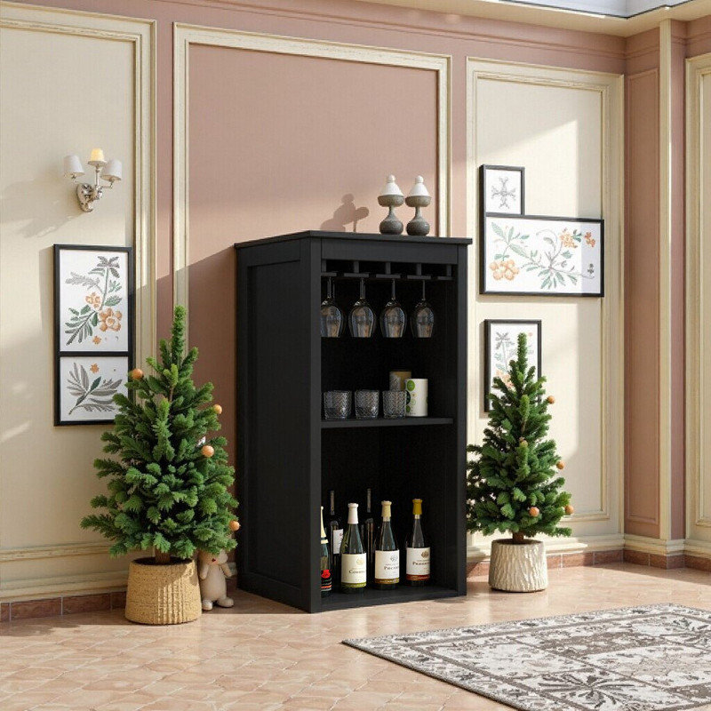 Bar à vin modulaire avec huche et tablettes de rangement