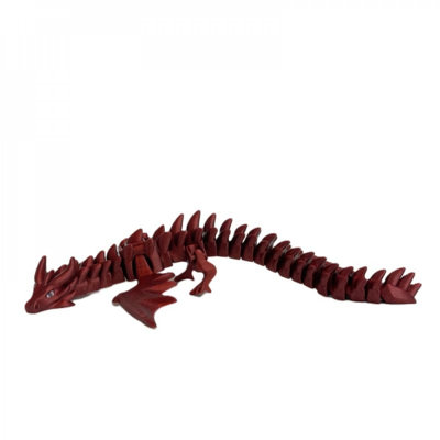 3D Printed Sparkly War Dragon Figurine