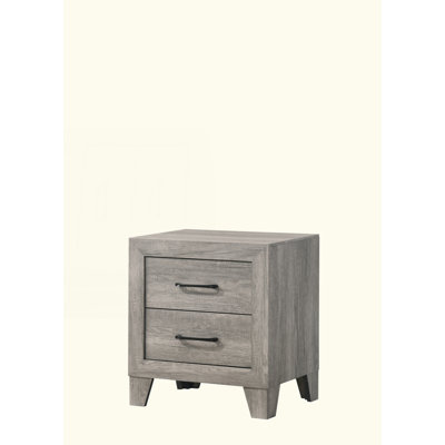 Table de chevet contemporaine à 2 tiroirs 1Pc